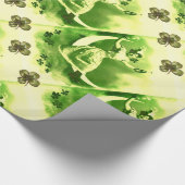 ST PATRICK'S DAY MAAN VROUW MET KLAVERTJE DRIE CADEAUPAPIER (Hoek)