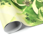 ST PATRICK'S DAY MAAN VROUW MET KLAVERTJE DRIE CADEAUPAPIER (Rol Hoek)