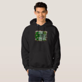 St Patrick's Day Magisch Un Pinch Able Cactus He Hoodie (Voorkant volledig)