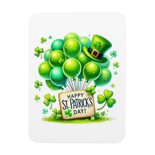 St. Patrick's Day-magneet Magneet (Verticaal)