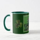 St. Patrick's Day Man in Groene Mok (Links)