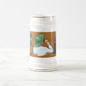 St. Patricks Day Man met Pet Drink bier Bierpul (Center)