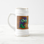 St. Patricks Day Man met Pet Drink bier Bierpul (Links)
