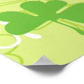 St. Patrick's Day Maneki Neko (Lucky Cat) Poster (Hoek)