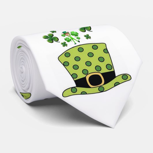 St. Patrick's Day Mannen Designer Stropdassen (Opgerold)