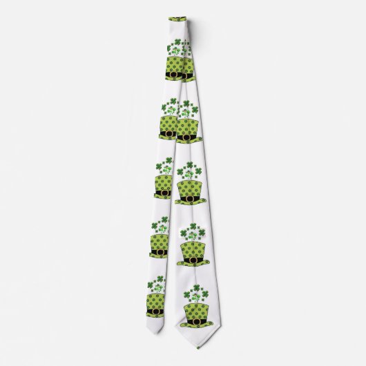 St. Patrick's Day Mannen Designer Stropdassen (Achterkant)