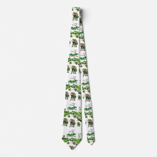 St. Patrick's Day Mannen Designer Stropdassen (Voorkant)