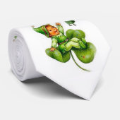 St. Patrick's Day Mannen Designer Stropdassen (Opgerold)