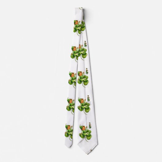 St. Patrick's Day Mannen Designer Stropdassen (Achterkant)