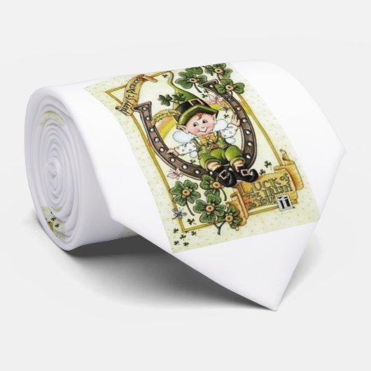 St. Patrick's Day Mannen Designer Stropdassen (Opgerold)