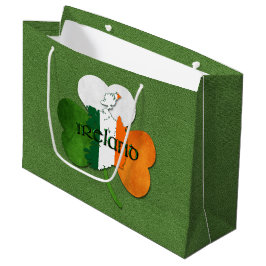 St. Patrick's Day Map of Ireland/Clover Groot Cadeauzakje