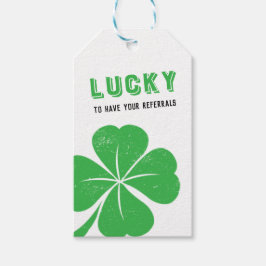 St Patrick's Day March Realtor Pop door Cadeaulabel