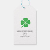 St Patrick's Day March Realtor Pop door Cadeaulabel (Achterkant)