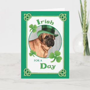 St. Patrick's Day Mastiff Kaart
