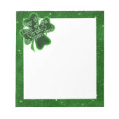 St. Patrick's Day - May the Luck of the Irish... Notitieblok (Voorkant)