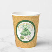 St Patrick's Day Meisje Eerste Verjaardag Lucky On Papieren Bekers (Voorkant)