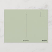 St Patrick's Day meisje in een motorkap Briefkaart (Achterkant)