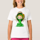St Patrick's Day meisje T-shirt (Voorkant)