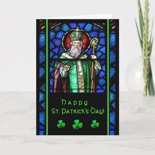 St. Patrick's Day met Gebed en Zegen Kaart (Voorkant)