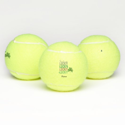 St. Patrick's Day met geluk Shamrock for Player Tennisballen (Multi)