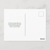 St. Patrick's Day met het Pet van Leprechaun Briefkaart (Achterkant)