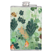 St. Patrick's Day met muziek Heupfles (Achterkant)