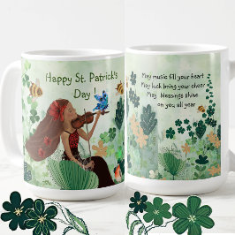 St. Patrick's Day met muziek Koffiemok