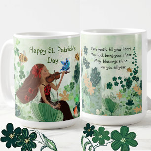 St. Patrick's Day met muziek Koffiemok