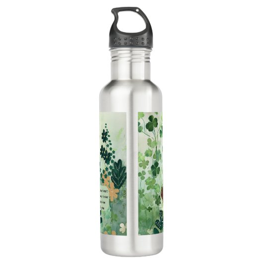 St. Patrick's Day met muziek Waterfles (Achterkant)