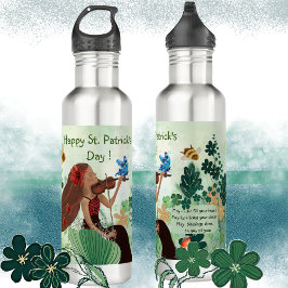 St. Patrick's Day met muziek Waterfles
