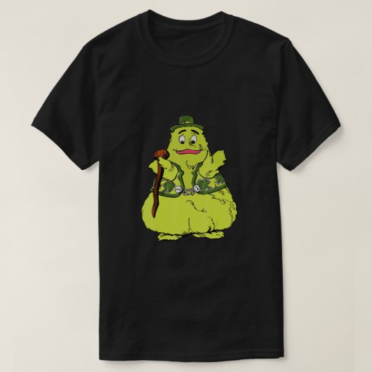 St Patrick's Day Met oom O'Grimacey Irish T-shirt (Design voorkant)