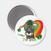 St. Patricks Day Mini Schnauzer Magneet (Voorkant / Achterkant)