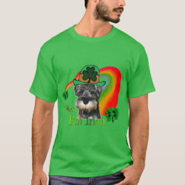 St. Patricks Day Mini Schnauzer T-shirt