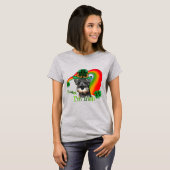 St. Patricks Day Mini Schnauzer T-shirt (Voorkant volledig)