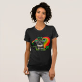 St. Patricks Day Mini Schnauzer T-shirt (Voorkant volledig)