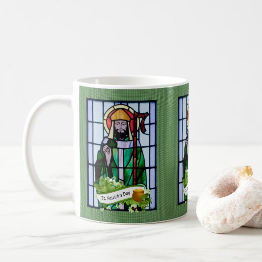 St. Patrick's Day mok (Met donut)
