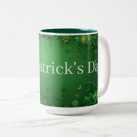 St. Patrick's Day mok (Voorkant rechts)