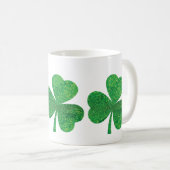 St. Patrick's Day Mok - Lucky Shamrock Coffee Cup, (Voorkant rechts)