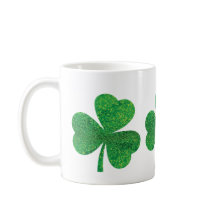 St. Patrick's Day Mok - Lucky Shamrock Coffee Cup,