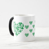 St. Patrick's Day Mok - Lucky Shamrock Heart Coffe (Voorkant links)