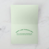 St. Patrick's Day - Mok met groene drank - kralen Kaart (Binnen)