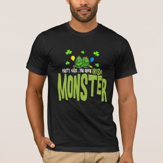 St Patrick's day Monster T-shirt (Voorkant)
