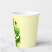 ST PATRICK'S DAY MOON LADY, IRISH BEER, SHAMROCKS PAPIEREN BEKERS (Links)