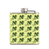 ST PATRICK'S DAY MOON LADY MET SHAMROCKS Monogram Heupfles (Achterkant)