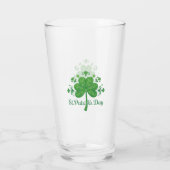 St. Patrick's Day Motief Glas (Achterkant)