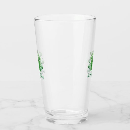 St. Patrick's Day Motief Glas (Links)