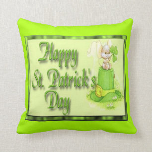 St Patricks Day Mouse Pet Clover Kussen