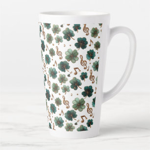 St. Patrick's Day Muzikale Klaver Latte Mok