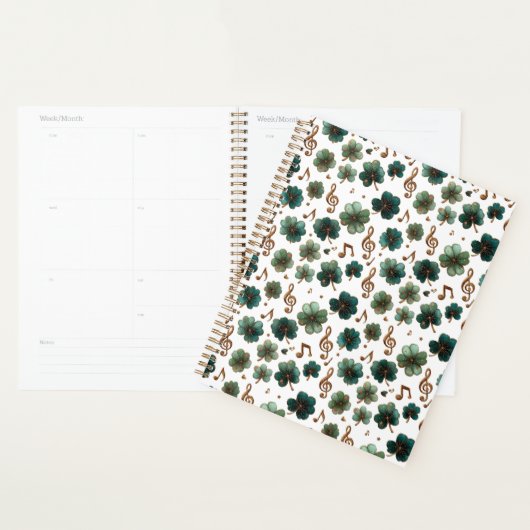 St. Patrick's Day Muzikale Klaver Planner (Display)