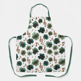 St. Patrick's Day Muzikale Shamrock Schort